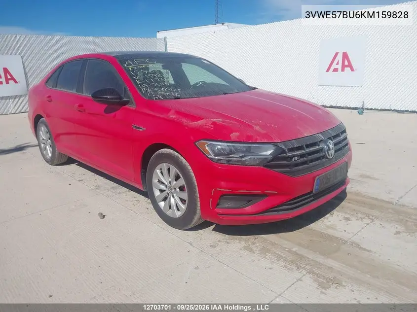 VOLKSWAGEN JETTA 2019, VIN 3VWE57BU6KM159828