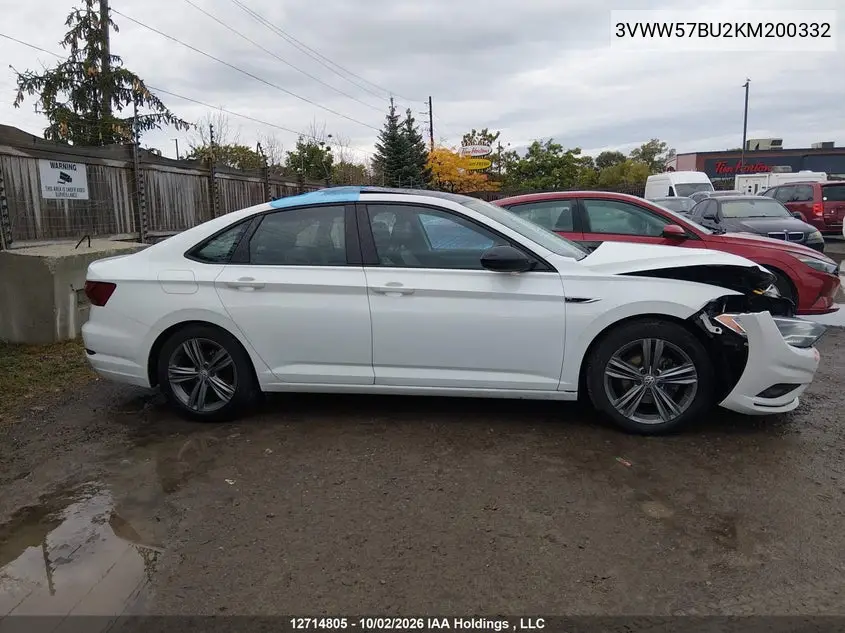 2019 VOLKSWAGEN JETTA VIN 3VWW57BU2KM200332 — фото 12