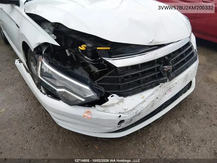 2019 VOLKSWAGEN JETTA VIN 3VWW57BU2KM200332 — фото 6