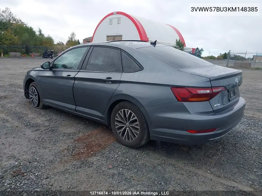 2019 VOLKSWAGEN JETTA VIN 3VWW57BU3KM148385 — фото 3