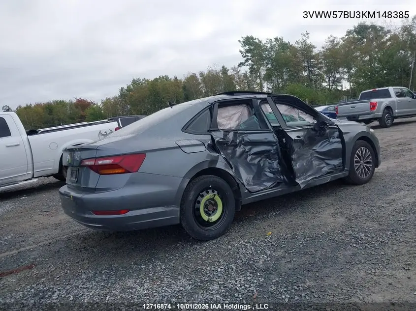 2019 VOLKSWAGEN JETTA VIN 3VWW57BU3KM148385 — фото 4