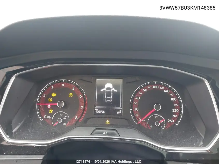 2019 VOLKSWAGEN JETTA VIN 3VWW57BU3KM148385 — фото 7