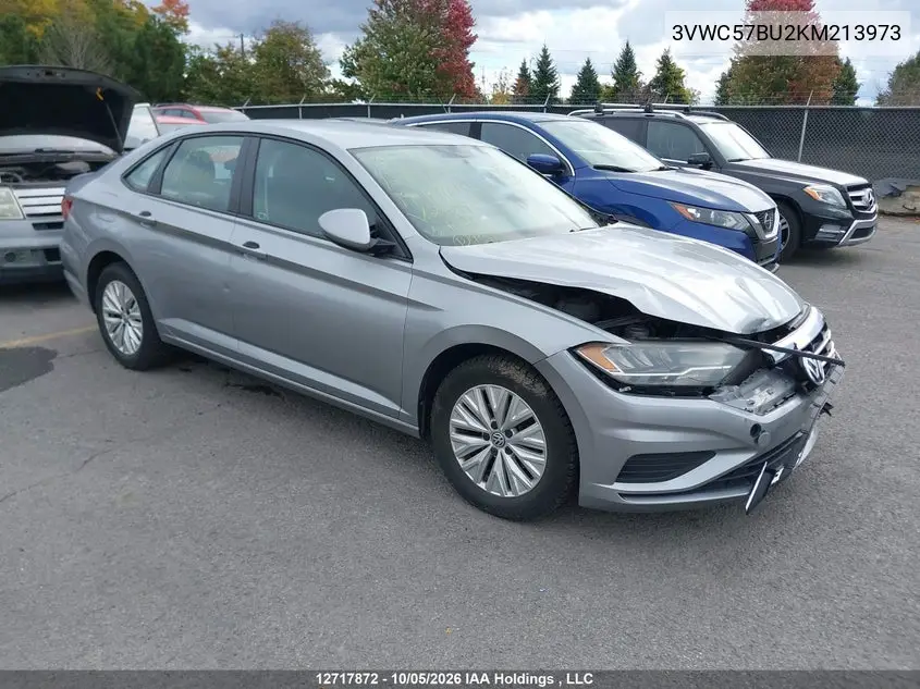 VOLKSWAGEN JETTA 2019, VIN 3VWC57BU2KM213973