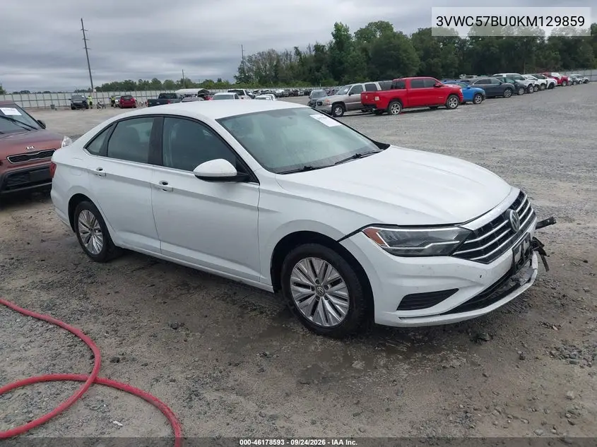 VOLKSWAGEN JETTA 2019, VIN 3VWC57BU0KM129859