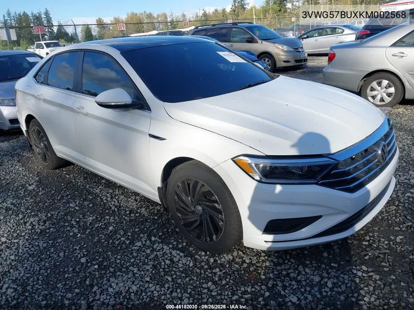 VOLKSWAGEN JETTA 2019, VIN 3VWG57BUXKM002568