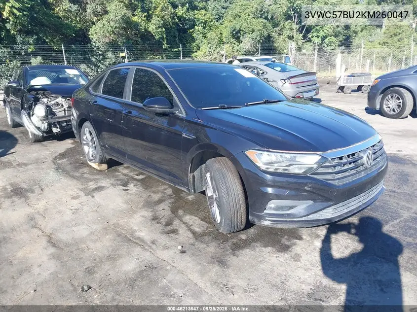 VOLKSWAGEN JETTA 2019, VIN 3VWC57BU2KM260047
