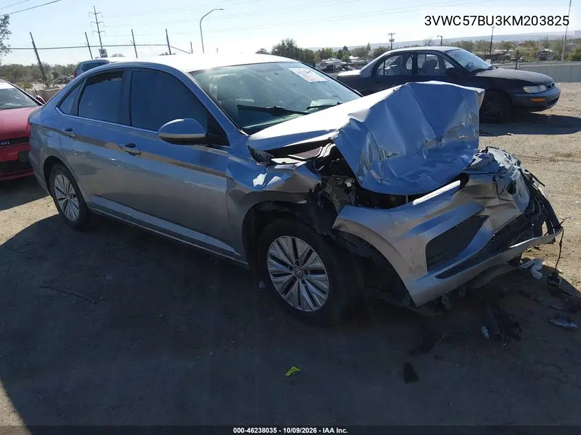 VOLKSWAGEN JETTA 2019, VIN 3VWC57BU3KM203825