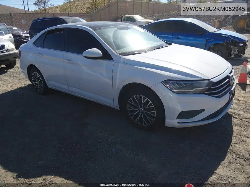 VOLKSWAGEN JETTA 2019, VIN 3VWC57BU2KM052945