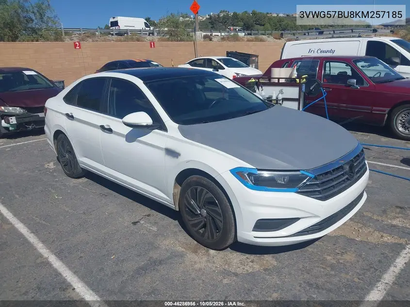 VOLKSWAGEN JETTA 2019, VIN 3VWG57BU8KM257185