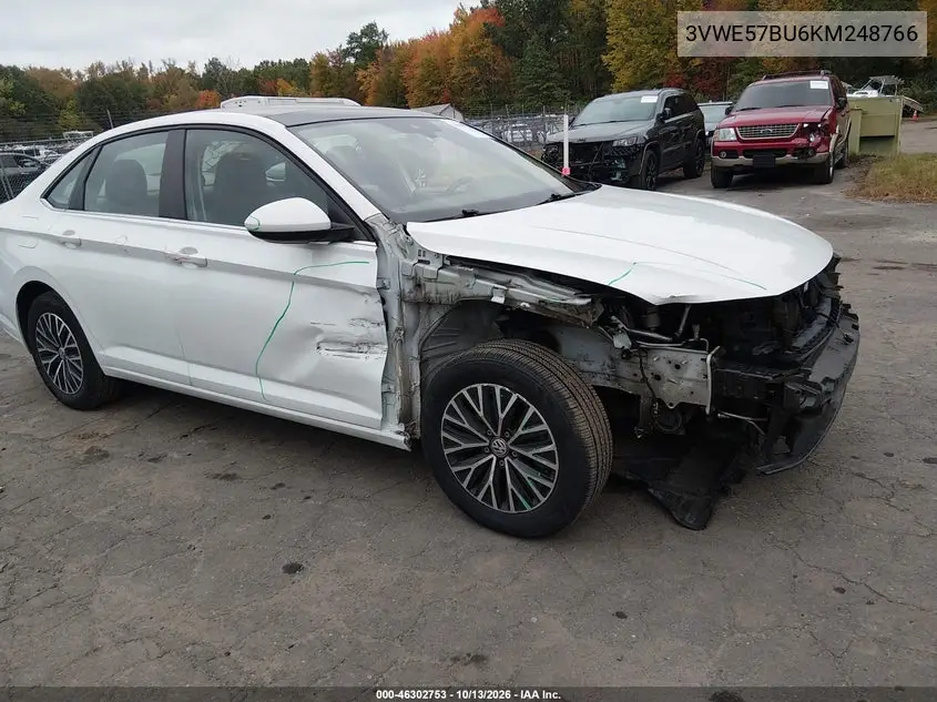 VOLKSWAGEN JETTA 2019, VIN 3VWE57BU6KM248766