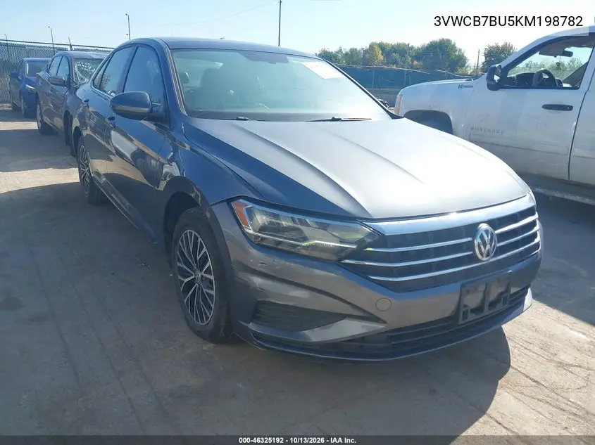 VOLKSWAGEN JETTA 2019, VIN 3VWCB7BU5KM198782