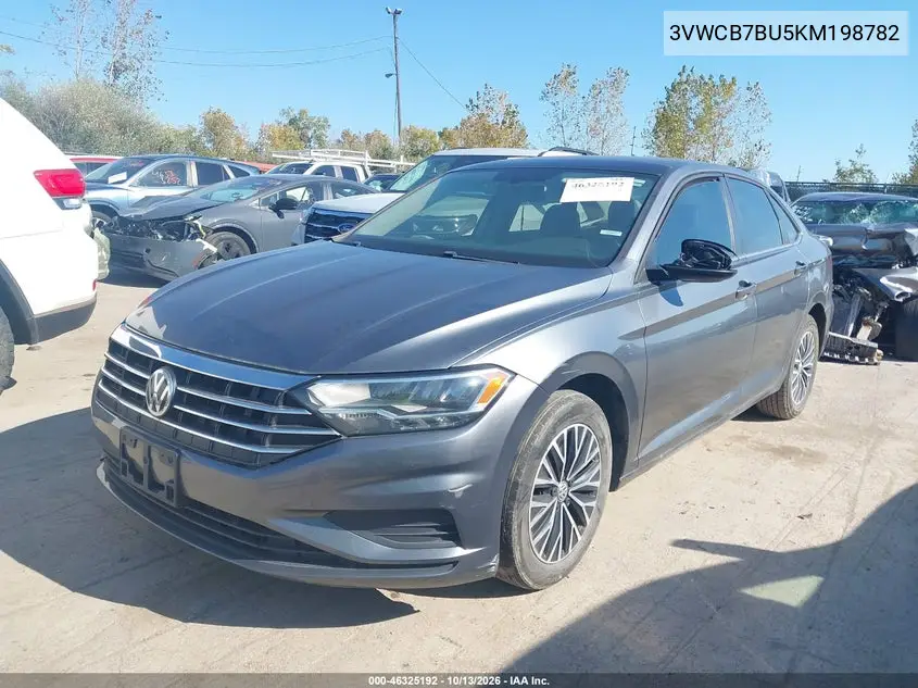 2019 VOLKSWAGEN JETTA VIN 3VWCB7BU5KM198782 — фото 2