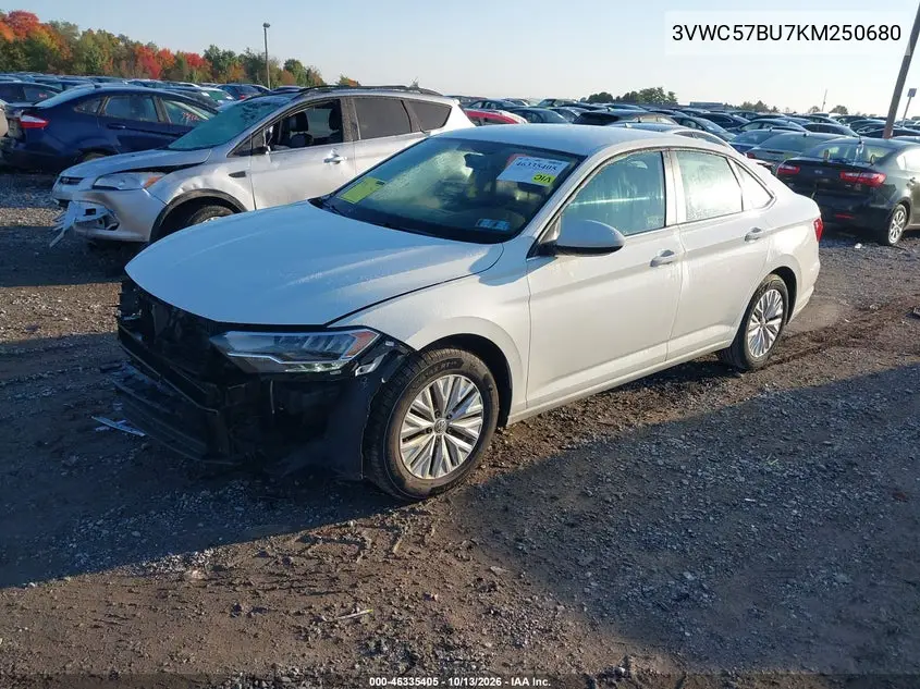 2019 VOLKSWAGEN JETTA VIN 3VWC57BU7KM250680 — фото 2