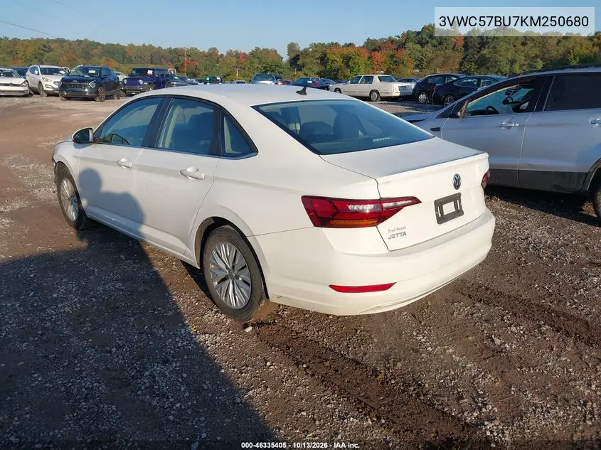 2019 VOLKSWAGEN JETTA VIN 3VWC57BU7KM250680 — фото 3