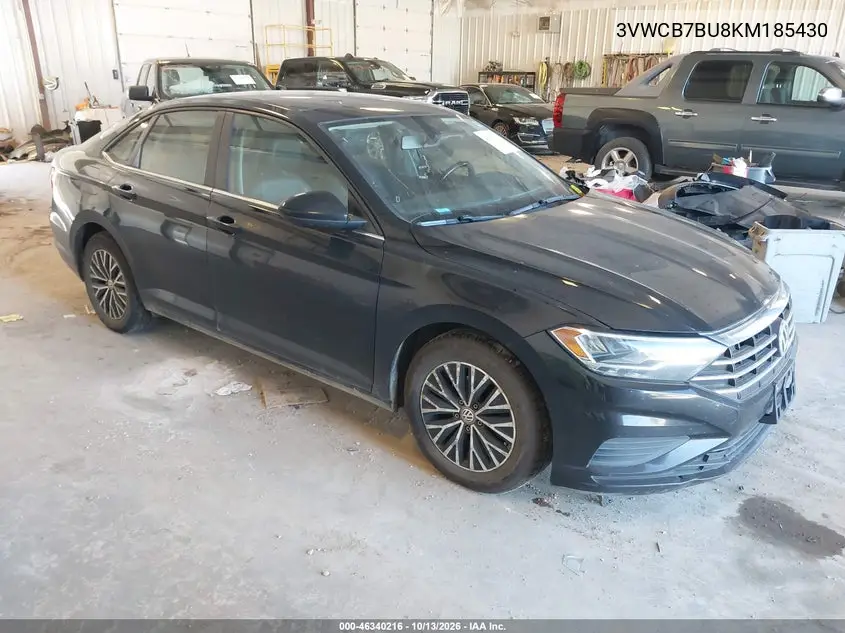 VOLKSWAGEN JETTA 2019, VIN 3VWCB7BU8KM185430