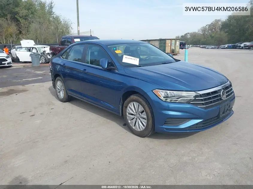 VOLKSWAGEN JETTA 2019, VIN 3VWC57BU4KM206586