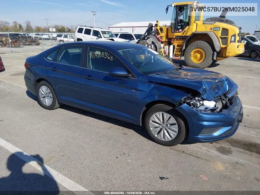 VOLKSWAGEN JETTA 2019, VIN 3VWC57BU2KM025048