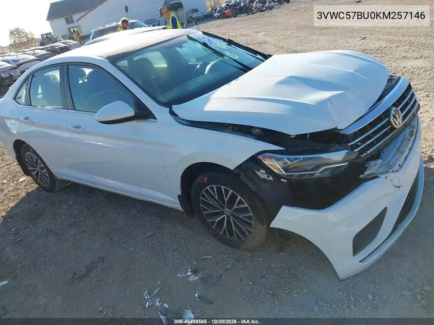 VOLKSWAGEN JETTA 2019, VIN 3VWC57BU0KM257146