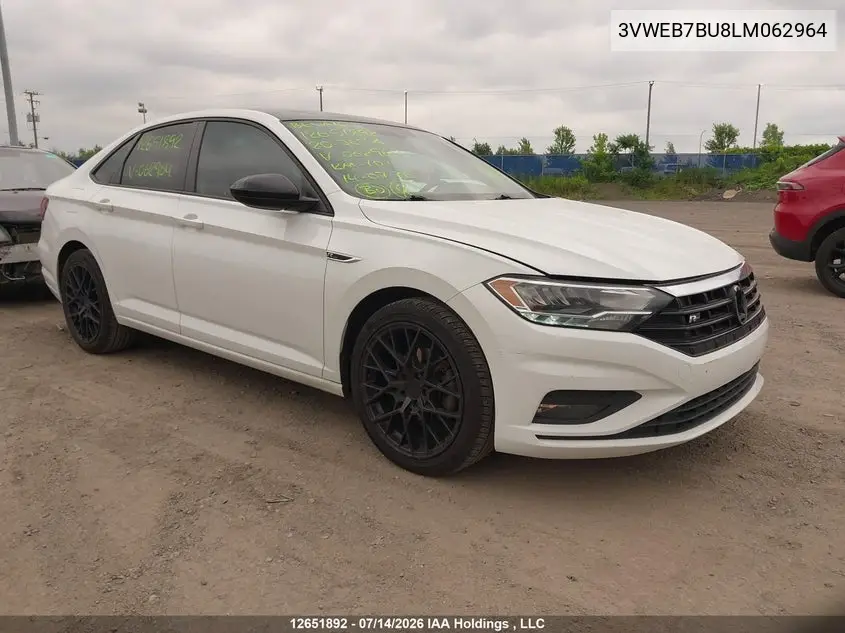 VOLKSWAGEN JETTA 2020, VIN 3VWEB7BU8LM062964