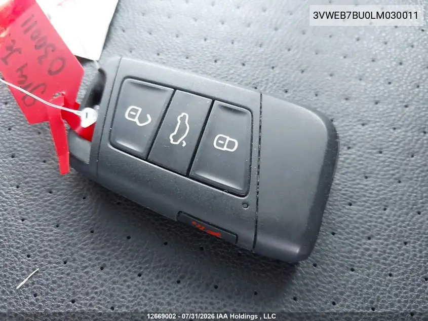 2020 VOLKSWAGEN JETTA VIN 3VWEB7BU0LM030011 — фото 11