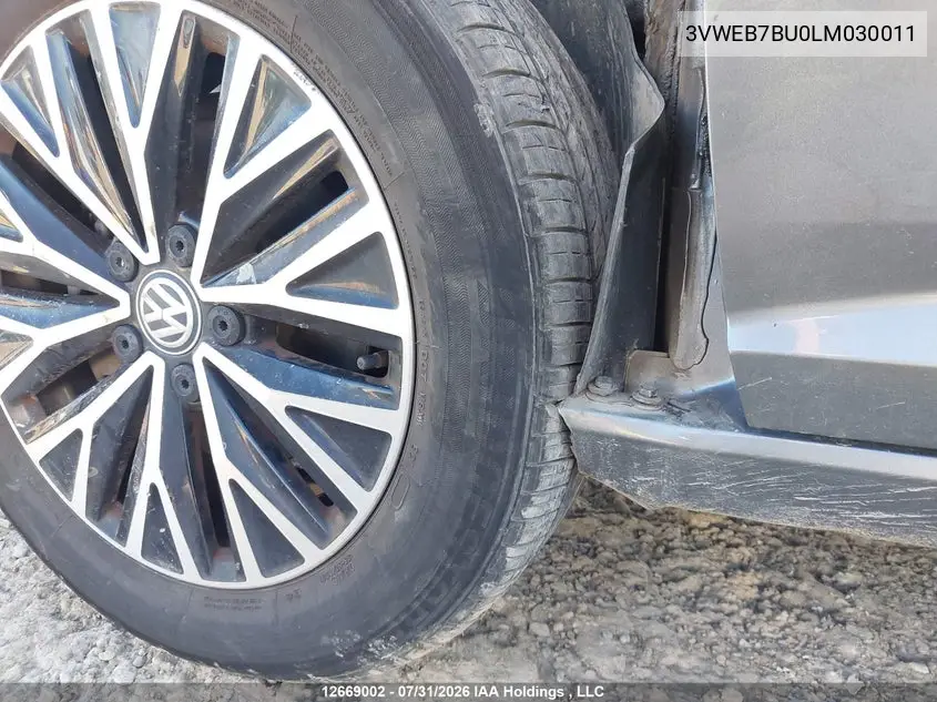 2020 VOLKSWAGEN JETTA VIN 3VWEB7BU0LM030011 — фото 20
