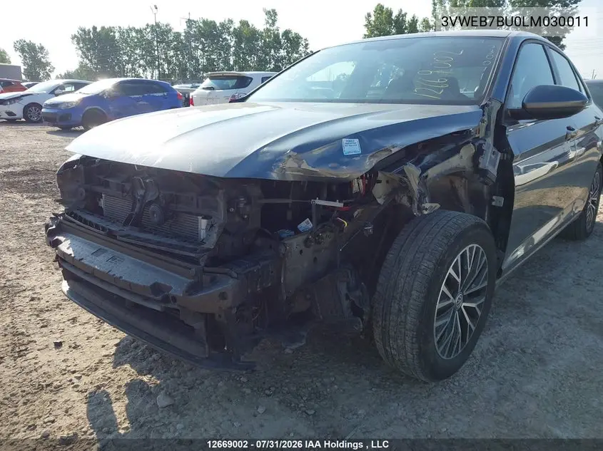 2020 VOLKSWAGEN JETTA VIN 3VWEB7BU0LM030011 — фото 6