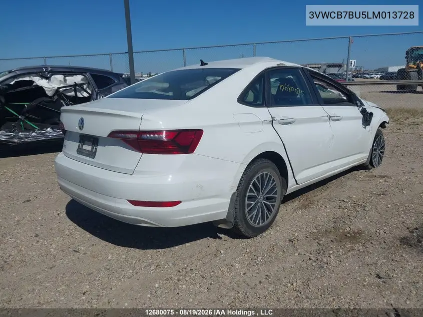 2020 VOLKSWAGEN JETTA VIN 3VWCB7BU5LM013728 — фото 4