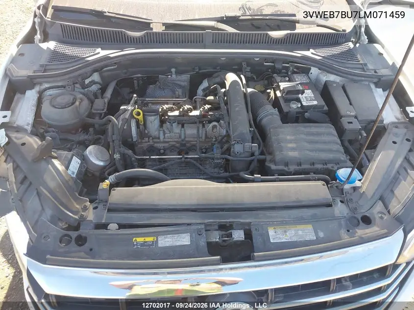 2020 VOLKSWAGEN JETTA VIN 3VWEB7BU7LM071459 — фото 10