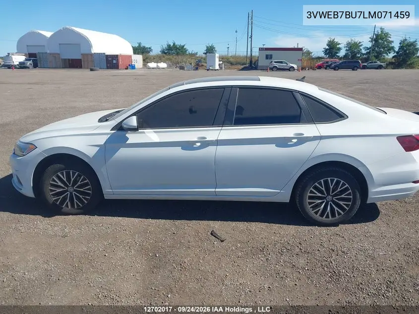 2020 VOLKSWAGEN JETTA VIN 3VWEB7BU7LM071459 — фото 14
