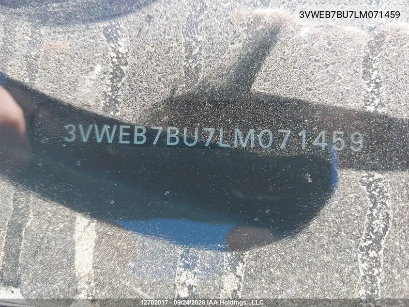 2020 VOLKSWAGEN JETTA VIN 3VWEB7BU7LM071459 — фото 18