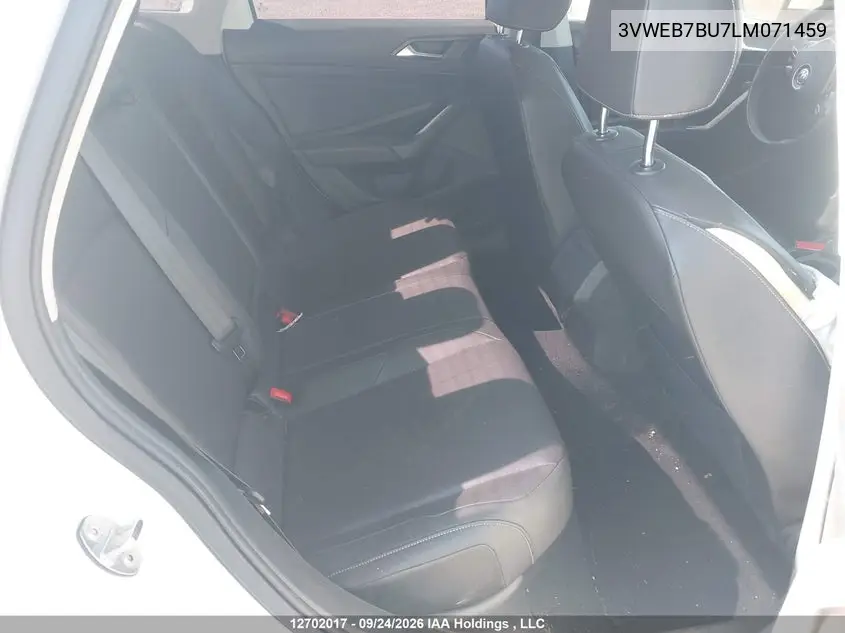 2020 VOLKSWAGEN JETTA VIN 3VWEB7BU7LM071459 — фото 8