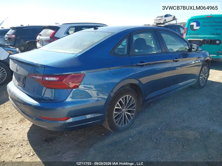 2020 VOLKSWAGEN JETTA VIN 3VWCB7BUXLM064965 — фото 4