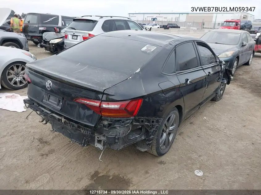 2020 VOLKSWAGEN JETTA VIN 3VWEB7BU2LM059347 — фото 4
