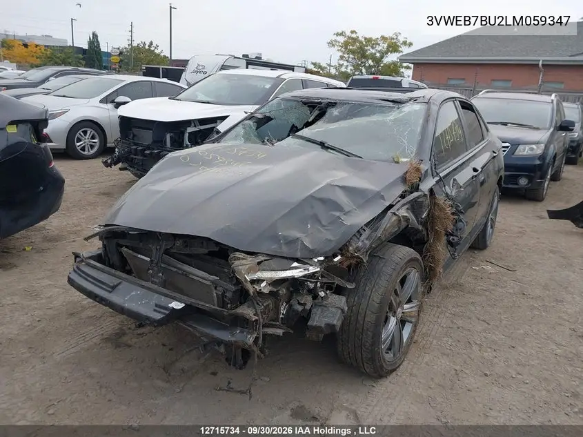 2020 VOLKSWAGEN JETTA VIN 3VWEB7BU2LM059347 — фото 6