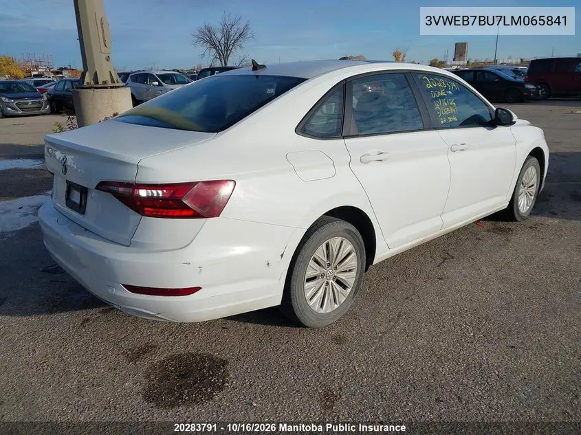 2020 VOLKSWAGEN JETTA VIN 3VWEB7BU7LM065841 — фото 4