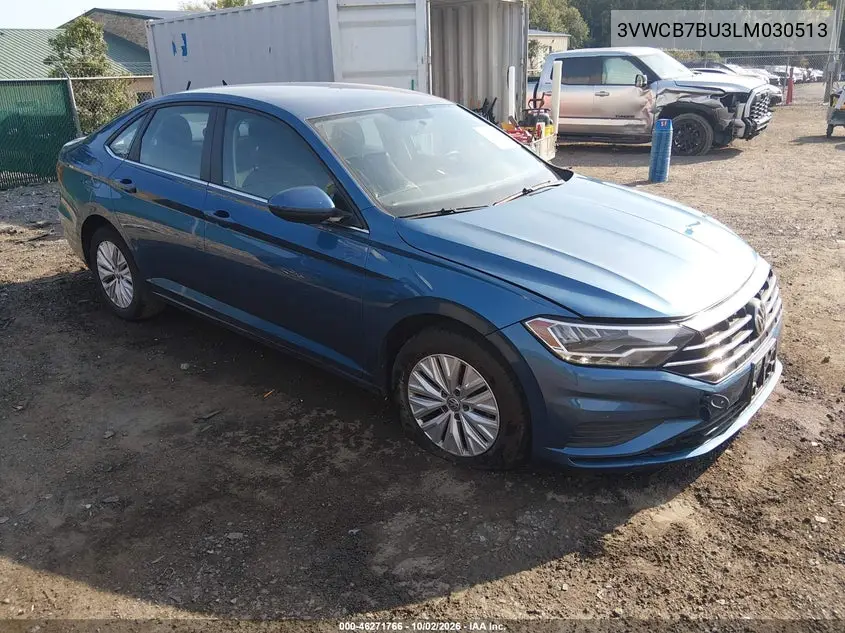 VOLKSWAGEN JETTA 2020, VIN 3VWCB7BU3LM030513