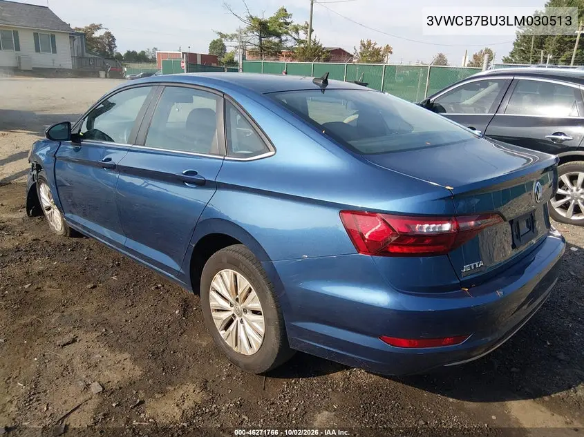 2020 VOLKSWAGEN JETTA VIN 3VWCB7BU3LM030513 — фото 3