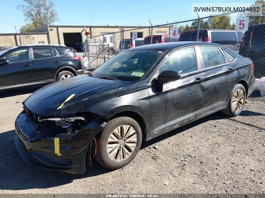 2020 VOLKSWAGEN JETTA VIN 3VWN57BU0LM024832 — фото 2