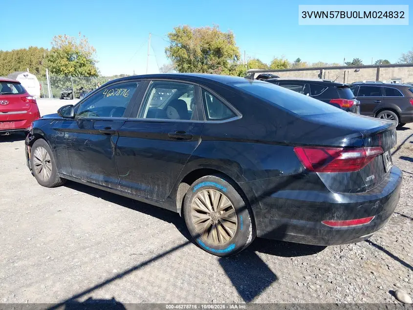 2020 VOLKSWAGEN JETTA VIN 3VWN57BU0LM024832 — фото 3