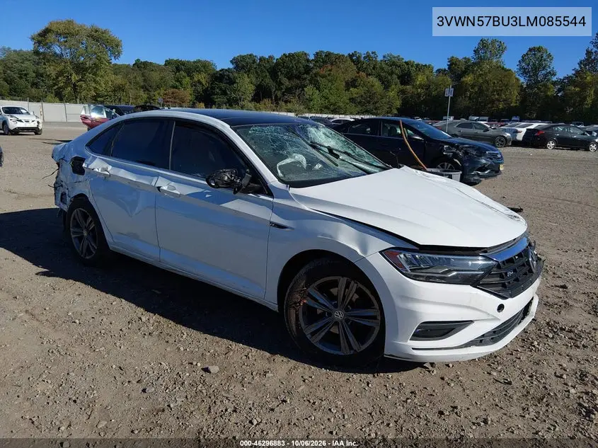 VOLKSWAGEN JETTA 2020, VIN 3VWN57BU3LM085544