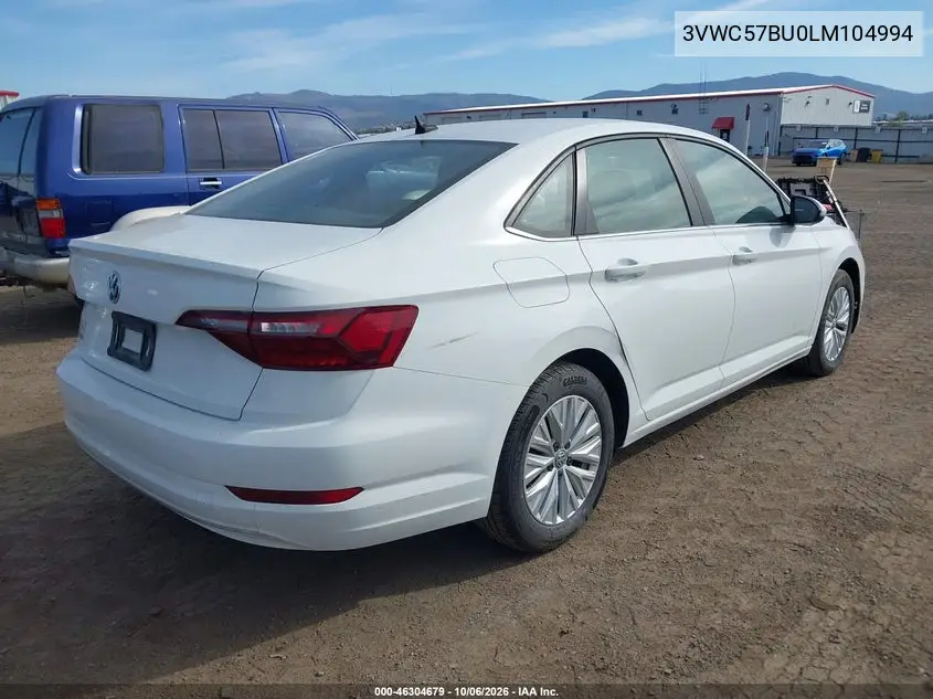 2020 VOLKSWAGEN JETTA VIN 3VWC57BU0LM104994 — фото 4