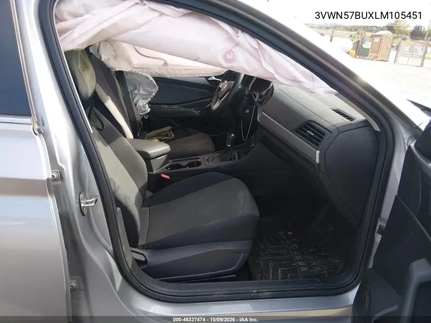 2020 VOLKSWAGEN JETTA VIN 3VWN57BUXLM105451 — фото 5
