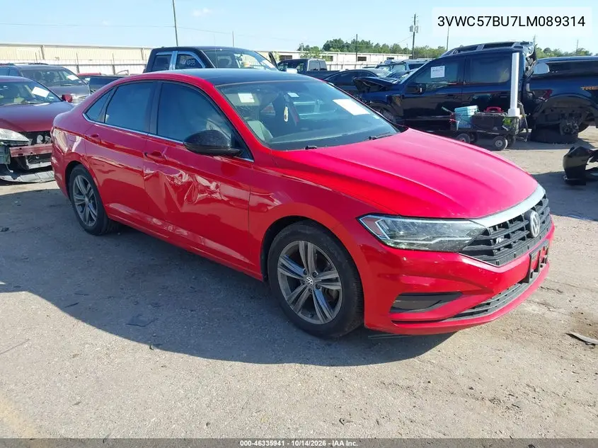 VOLKSWAGEN JETTA 2020, VIN 3VWC57BU7LM089314