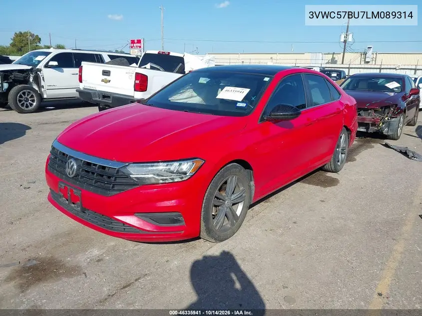 2020 VOLKSWAGEN JETTA VIN 3VWC57BU7LM089314 — фото 2