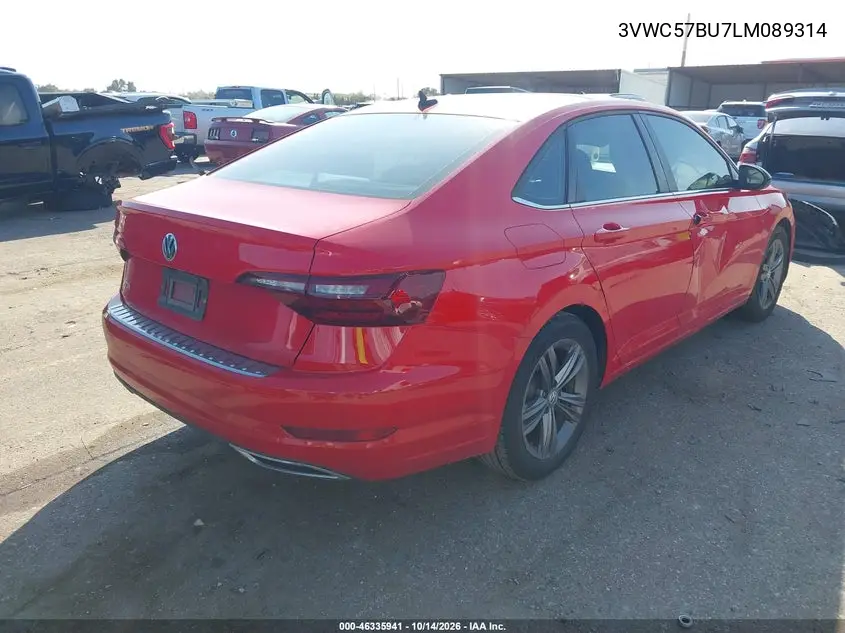 2020 VOLKSWAGEN JETTA VIN 3VWC57BU7LM089314 — фото 4