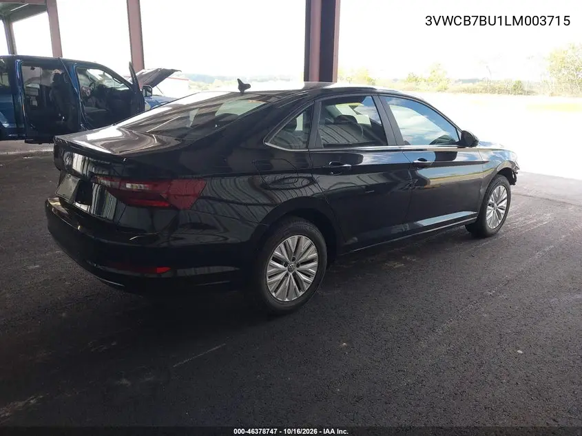 2020 VOLKSWAGEN JETTA VIN 3VWCB7BU1LM003715 — фото 4