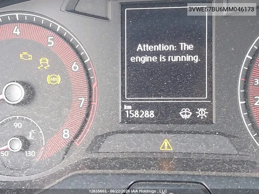 2021 VOLKSWAGEN JETTA VIN 3VWE57BU6MM046173 — фото 14