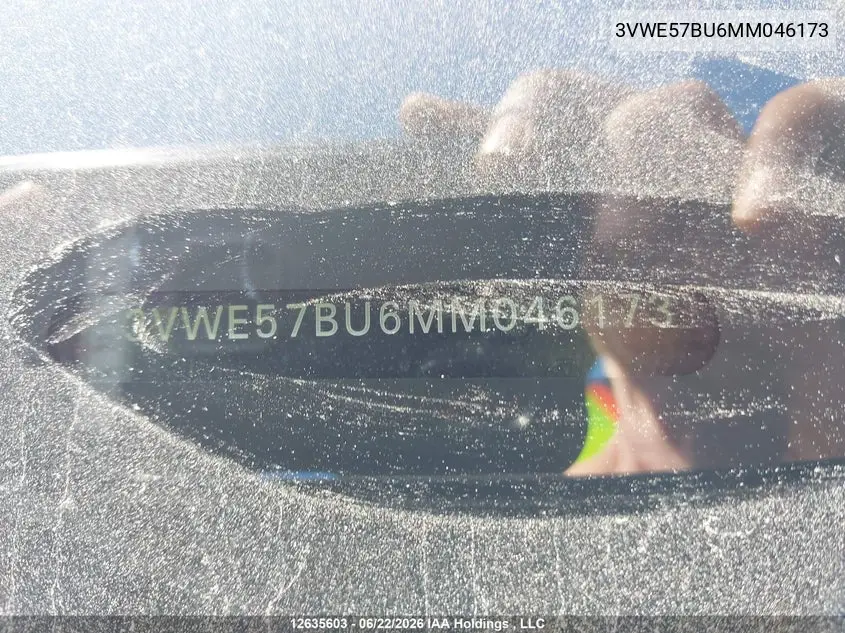 2021 VOLKSWAGEN JETTA VIN 3VWE57BU6MM046173 — фото 16
