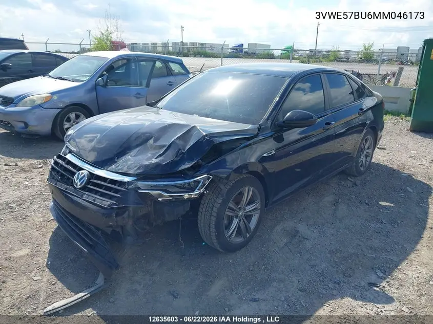 2021 VOLKSWAGEN JETTA VIN 3VWE57BU6MM046173 — фото 2
