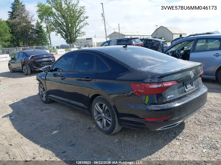 2021 VOLKSWAGEN JETTA VIN 3VWE57BU6MM046173 — фото 3
